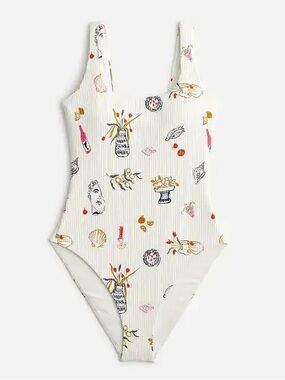 NWT madewell x lisa says gah scoopneck one-piece swimsuit